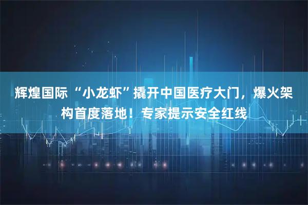 辉煌国际 “小龙虾”撬开中国医疗大门，爆火架构首度落地！专家提示安全红线